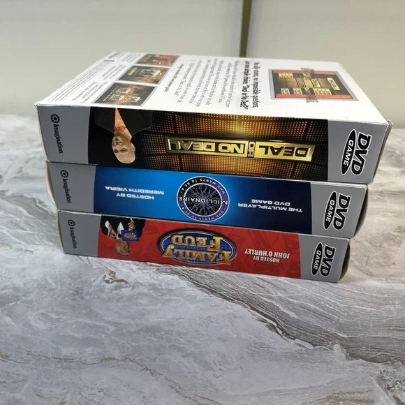 LOT 3 DVD GAME SHOWS WHO WANTS TO BE A MILLIONAIRE FAMILY FEUD DEAL OR NO DEAL - Picture 4 of 6